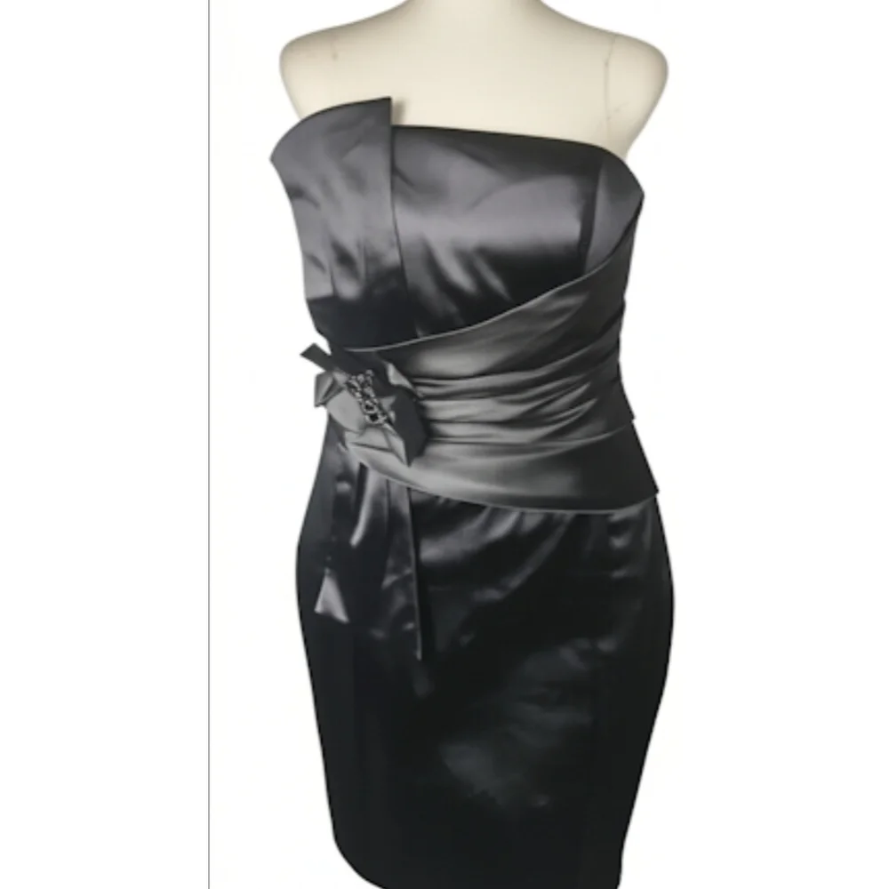 Signature By Sangria Black Formal Dress, 14, NWOT. ✔️ - Picture 2 of 5